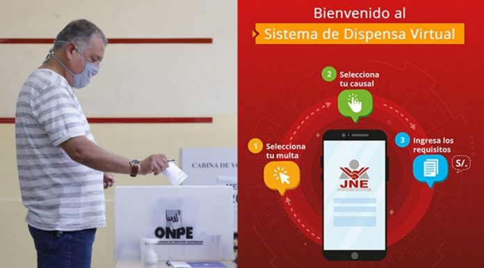 Elecciones 2021: quienes podrán tramitar dispensa para no pagar multa por no ir a votar