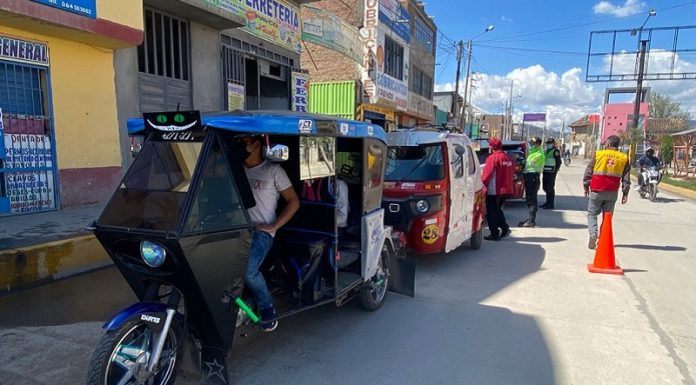 10 mototaxis informales son intervenidos por incumplir protocolos de bioseguridad