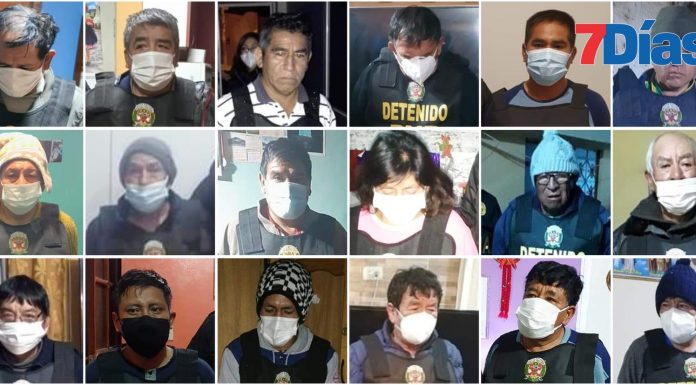 Los Dinámicos del Centro estarán detenidos 15 días, de manera preliminar