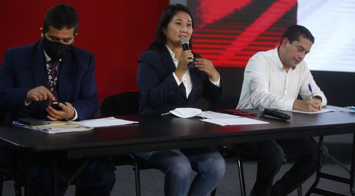 Fiscal Pérez solicitó prisión preventiva contra Keiko Fujimori