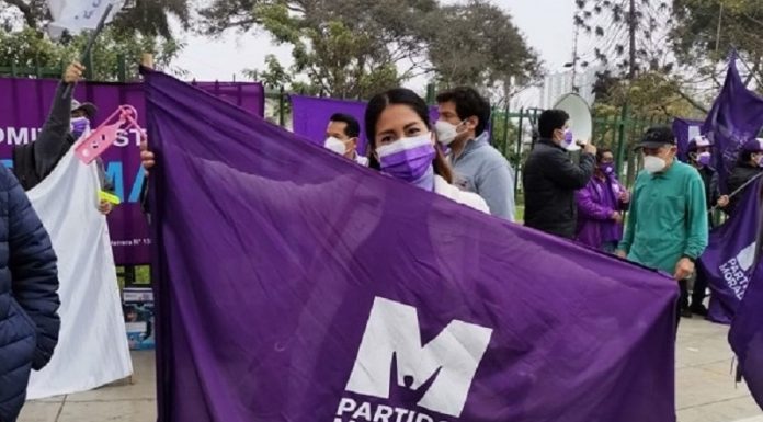 Vuelven. El JNE devuelve inscripción al Partido Morado