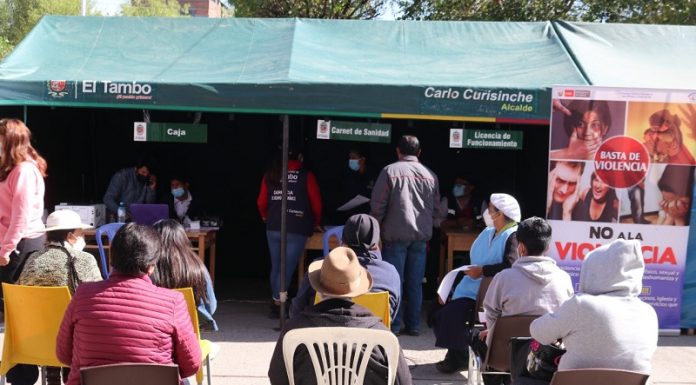 El Tambo extiende campaña de carnet sanitario a S/ 6:00 a más sectores