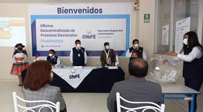 10 044 miembros de mesa son seleccionados para Huancayo y Chupaca