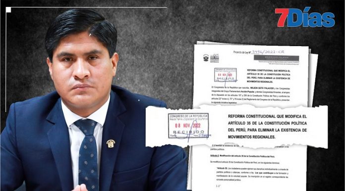 Otra vez Acción Popular busca eliminar a movimientos regionales