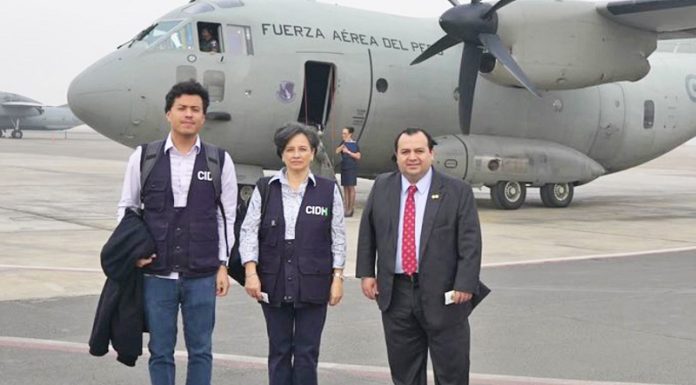 CIDH arriba al Perú y se reúne con representantes de organizaciones sociales