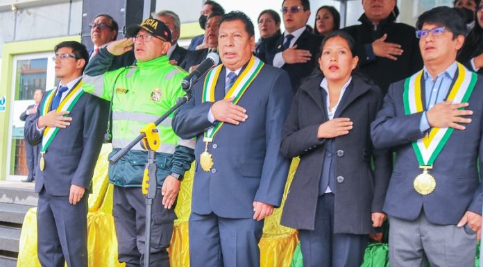 A 18 días en el cargo, el alcalde de El Tambo presenta a sus funcionarios