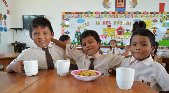 Qali Warma dará alimentación a 4.2 millones de escolares de todo el país