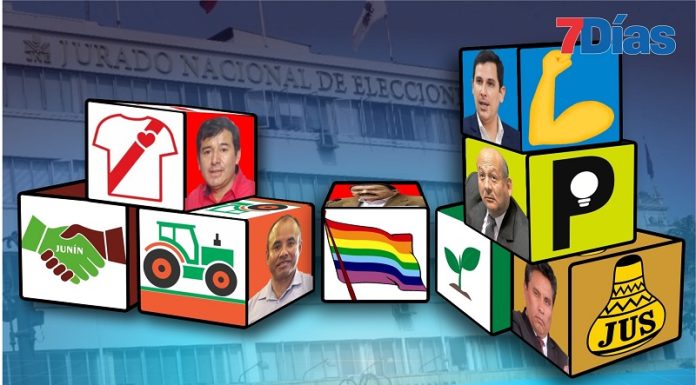 Ocho movimientos regionales de Junín pierden su inscripción
