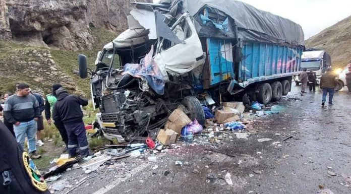 La Oroya: 2 muertos en trágico accidente en la carretera central