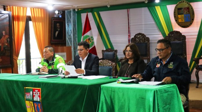 Autoridades se reúnen por aumento de inseguridad en Huancayo