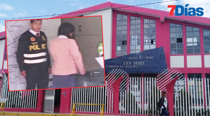 Varón de 42 años se viste de escolar e ingresa a IE Rosa de América