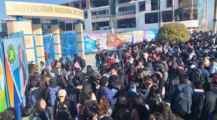 Alumnos de la UNCP toman Ciudad Universitaria en rechazo a PL N° 4628