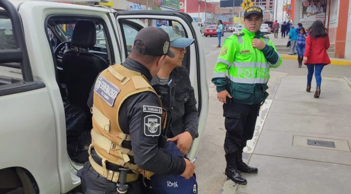 Capturan a avezado arrebatador de celulares en El Tambo