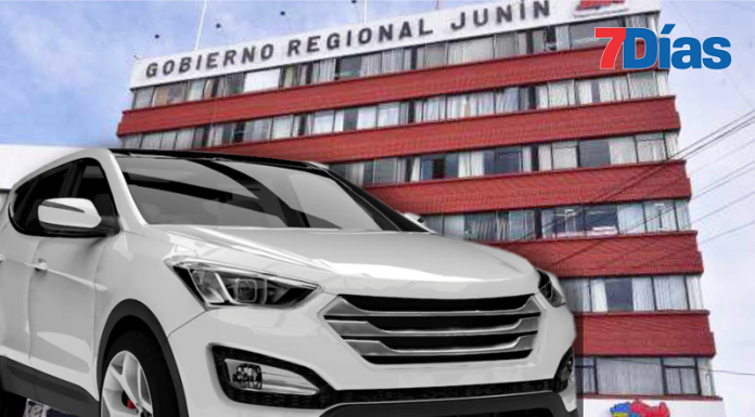 Gobierno Regional de Junín comprará siete camionetas para funcionarios