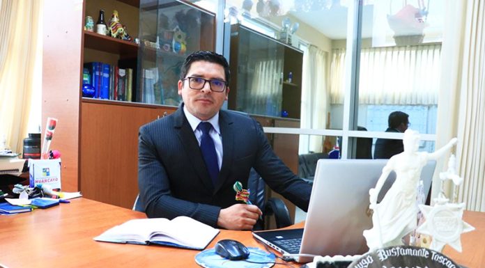 Municipalidad de Huancayo empapela a su exgerente Hugo Bustamante