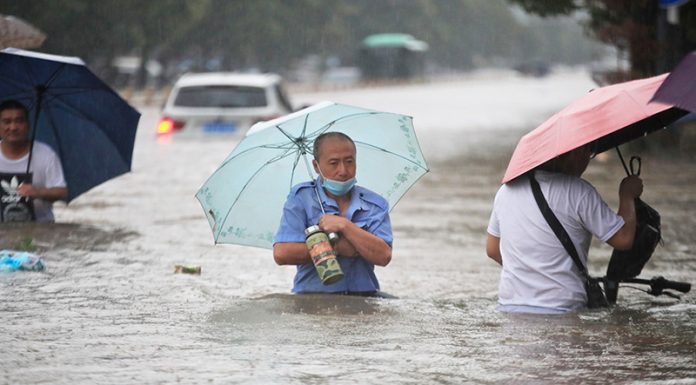 China: Lluvias torrenciales dejan 62 muertos hasta ahora