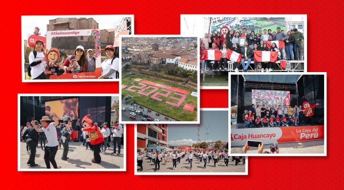 Caja Huancayo y Teletón 2023 logran reto Guinness en Cusco y Huancayo