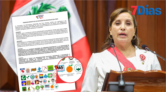Movimiento de Zósimo Cárdenas también pide renuncia de Dina Boluarte