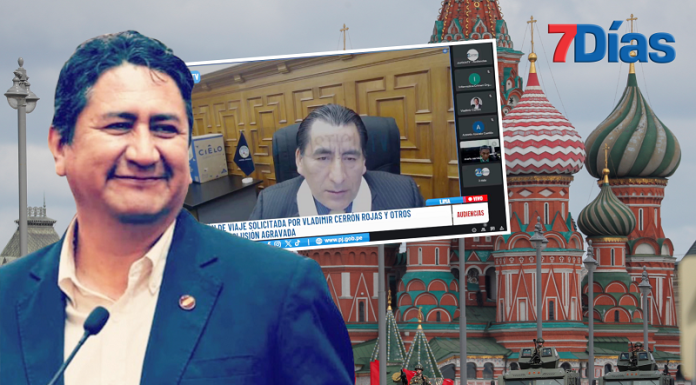 Poder Judicial rechaza pedido de Vladimir Cerrón para viajar a Rusia