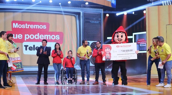Caja Huancayo apoya a la Teletón 2023 con importante donativo