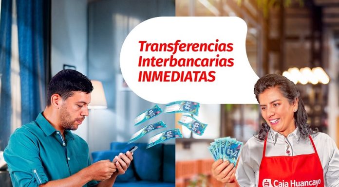 Seguridad y rapidez con las Transferencias Interbancarias Inmediatas de Caja Huancayo