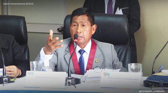 Jauja se queda sin representante ante el Consejo Regional