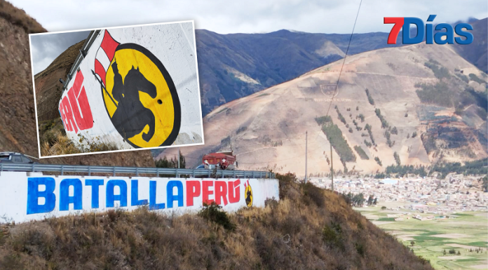 Aparecen pintas de Batalla Perú, el partido que promueve Zósimo Cárdenas