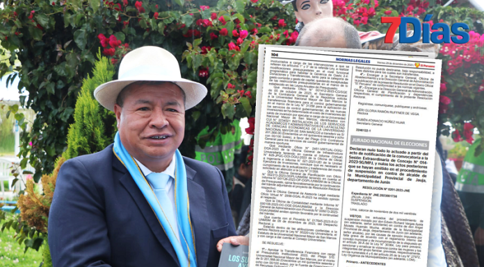 JNE ordena que Concejo de Jauja vea otra vez la vacancia de su alcalde