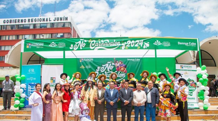 60 delegaciones aseguran participar en el Ño Carnavalón 2024 en Huancayo