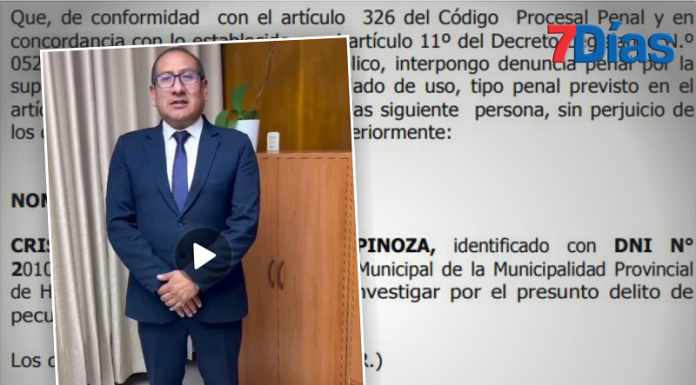 Por grabar video en despacho de alcaldía denuncian a gerente municipal