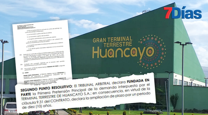 Tribunal Arbitral amplía concesión del terminal terrestre por 10 años más