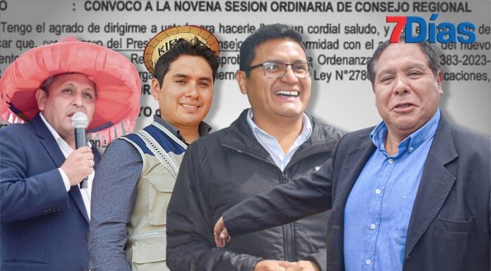 Gerentes y directores regionales citados otra vez al Consejo Regional