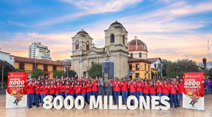 Caja Huancayo supera los 8 mil millones de soles en colocaciones