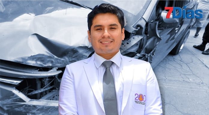 Director regional de Salud pasa un gran susto en choque de auto