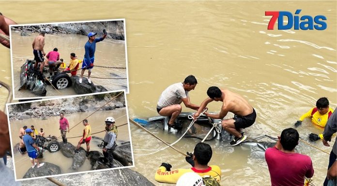 Rescatan dos cuerpos de camioneta sumergida en el río Mantaro