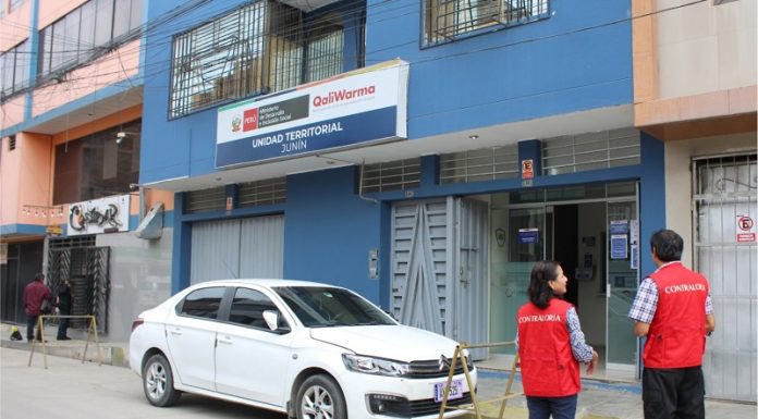 Contraloría interviene sede de Qali Warma en Huancayo por posibles irregularidades