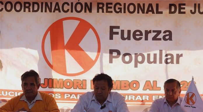 Nuevo coordinador de Fuerza Popular en Junín: «Alberto Fujimori tiene derecho a elegir y ser elegido»