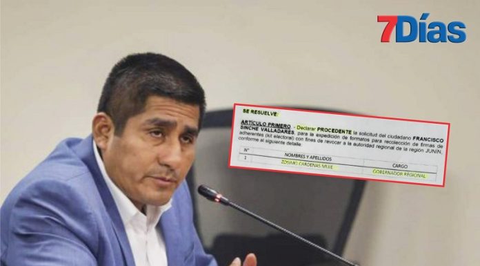 Luz verde a kit de revocatoria contra gobernador Zósimo Cárdenas