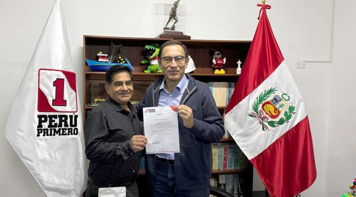 Dimas Aliaga y su movimiento cierra su alianza con Martín Vizcarra