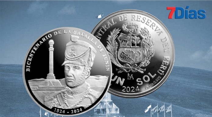 BCR pone en circulación moneda alusiva al Bicentenario de la Batalla de Junín