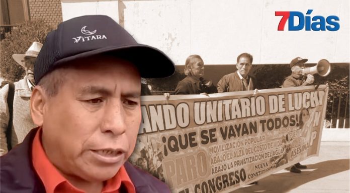 Comando de lucha alista movilización en Huancayo desde dos frentes