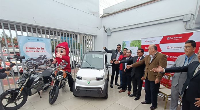 Caja Huancayo inicia financiamiento de transporte sostenible a través de vehículos eléctricos