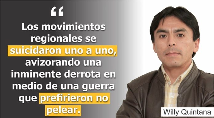 Los movimientos regionales solitos se declararon muertos
