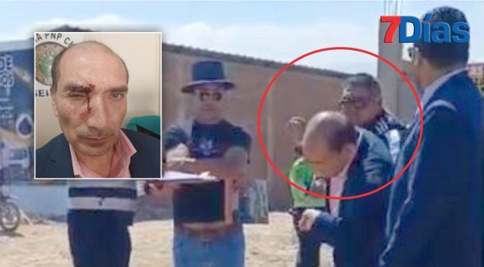 Asesor municipal recibe puñetazo en inspección de terreno en faja marginal