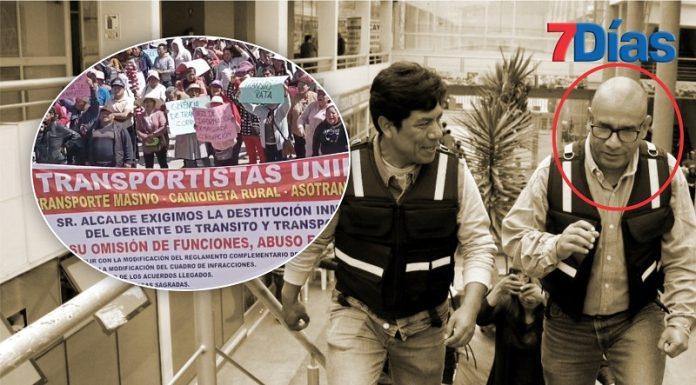 Transportistas logran reorganización de Gerencia de Tránsito y remoción de gerente