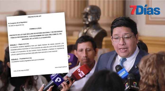 Ilich López retira su proyecto que buscaba crear el día de la papa a la huancaína