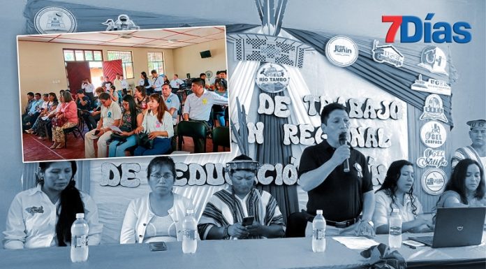 Director de Educación y directores de Ugel se van a Río Tambo para reunión poco productiva