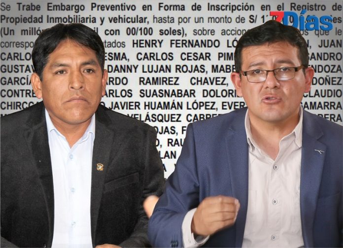 Embargan bienes de dos exalcaldes de Huancayo por el caso ‘Los tiranos del centro’