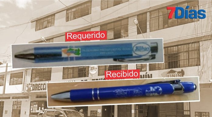Hasta en eso: Dirección de Educación de Junín compra lapiceros de 1.80 a 5.00