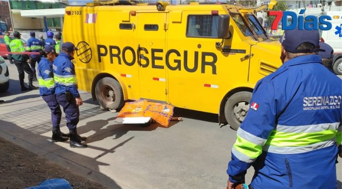 Camión de caudales le pasa por encima a joven mecánico cuando iba a trabajar